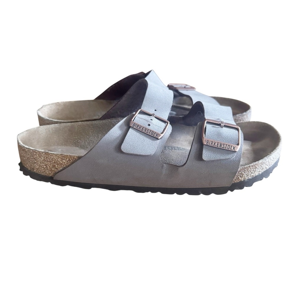 Birkenstock Arizona Double Buckle Sandlas Light Brown Size 43 US 9-9.5 - Picture 2 of 6